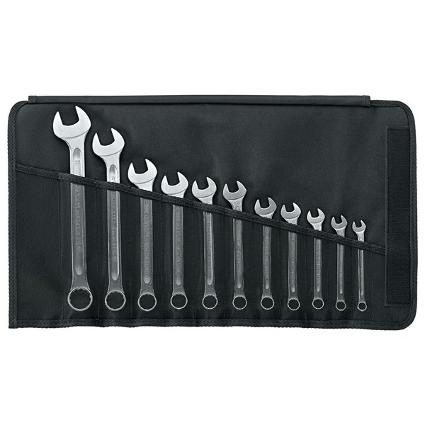 Stahlwille Tools Set: Combination Wrench OPEN-BOX No.13/11 11-pcs. 96400802